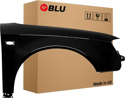 Zdjęcie produktu dla BLU Błotnik Premium pasujący do Audi A4 B7 LY9B Prawy Czarny BrillantSchwarz | 2004-2008 | Przedni Przód | Lakierowany | Gotowy do montażu | Ocynk