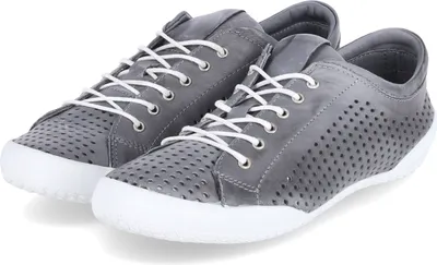 Produktbild von Andrea Conti Low Sneaker Damen Glattleder Grau Größe: 37