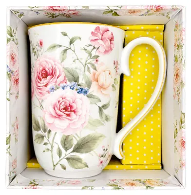 Immagine prodotto di HOME ELEMENTS Tazza in porcellana 400 ml, Rose