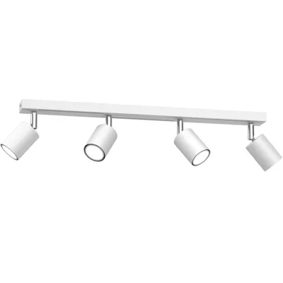 Zdjęcie produktu dla Lampa sufitowa Striper biały mat-chromowana 4xGU10x8W metal wym:14,5x60x5,5cm IP20 Luminex