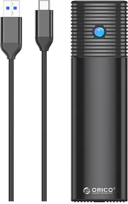 Obrázok produktu pre Externé puzdro na disky M.2 SATA, Orico PWM2-BK-EP, USB-C, 5 Gb/s (čierne)