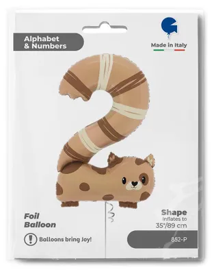 Immagine prodotto di Pallone in foil sagomato "Puppyloons" #2 gatto | 89 cm