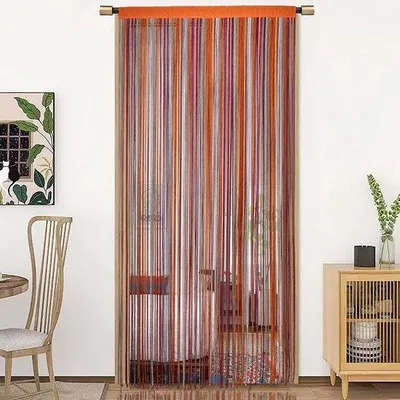 Zdjęcie produktu dla Unyqoos® Zasłona przeciw owadom, 90 x 200 cm – wszechstronna zasłona do drzwi i okien, wielokolorowa, idealna jako moskitiera i przegroda, 1 sztuka