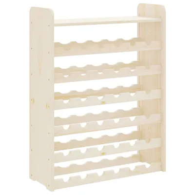 Produktbild von Weinregal mit Oberplatte 67,5x25x87 cm Massivholz Kiefer