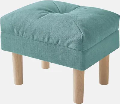 Produktbild von Omgoods – Hocker aus Holz mit Memory-Schaum-Polsterung für Entspannung