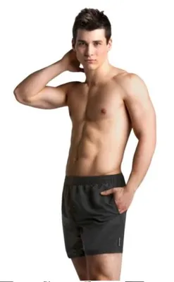 Produktbild von Herren Badehose Strandshorts Stanteks schwarz Größe XL