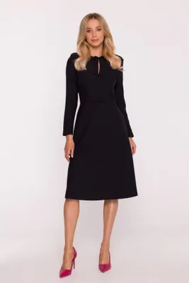 Produktbild von Stylove Midikleid für Frauen Marau S413 schwarz S