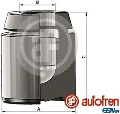 Produktbild von AUTOFREN SEINSA Bremssattel-Kolben passend für MERCEDES-BENZ E-Klasse Limousine (W211) 42mm Stahl