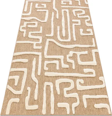Produktbild von SPARK 0711A beige / creme Teppich - Labirynth, Sisal, Strukturell beige 160x220 cm