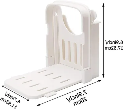 Image de Grille-pain à sandwich - Permet de couper le pain soi-même - 4 réglages d'épaisseur de tranche - Jusqu'à 16 cm de hauteur - Blanc