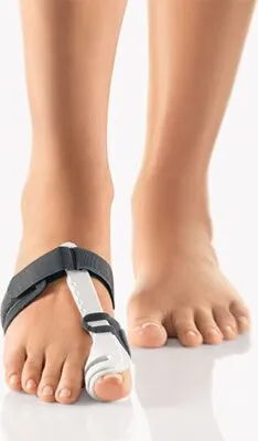 Produktbild von Hallux-Valgus-Schiene Valco weiß-grau>>>>Gr. M links