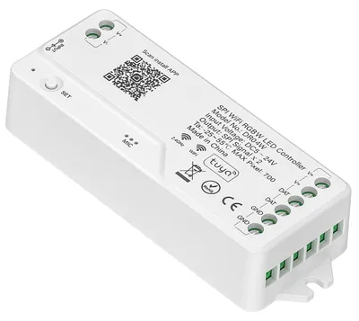 WiFi SPI RGBW LED-Controller, 2.4G, RF-Fernbedienung, Tuya/Smart Life