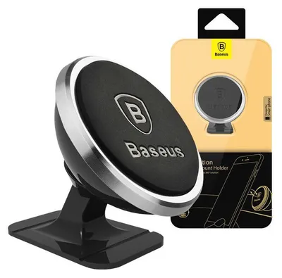 Produktbild von Baseus SUCX140012, Handy/Smartphone, Aktive Halterung, Auto/Innenbereich, Schwarz, Silber