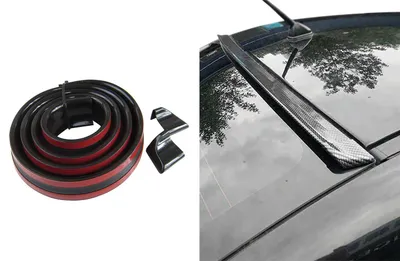 Dachspoiler Heckspoiler Spoiler Blende Lippe Glanz Schwarz für viele Fahrzeuge – Produktansicht
