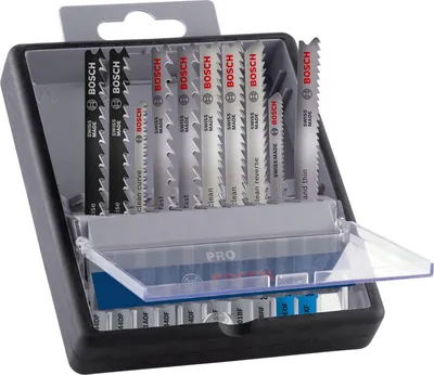 Produktbild von PRO Wood and Metal Stichsägeblatt Set, T 144 DP, T 123 XF, 100 mm, 10-tlg.