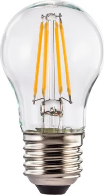 Immagine prodotto di Filamento LED, E27, 470lm sostituisce 40W, lampada a goccia, bianco caldo, trasparente (00