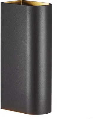 Produktbild von Nordlux LED Außenleuchte Wandlampe Calvi Schwarz IP54 6,3W 210lm warmweiß 2700K Up/Down