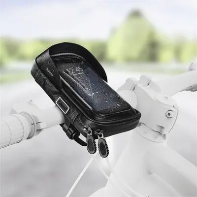 Produktbild von Hama Handy-Fahrradtasche "Multi", schwarz