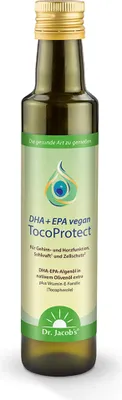 Obrázek produktu pro Dha+Epa vegan Tocoprotect Dr.Jacob's flüssig 250 ml