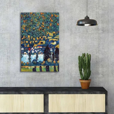 Produktbild von Wallity, FAMOUSART- CVT1456, Bunt, Leinwandbilder, 45 x 70 cm, 100% Wildleder -Leinwand