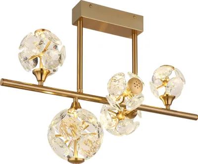 Produktbild von Globo Lighting Deckenleuchte Metall goldfarben, LED
