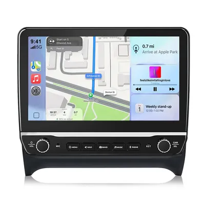 Produktbild von DAB+ 10.1 Zoll Auroradio Carplay Androiod Auto Für Audi TT 8J 2006-2014 GPS Navi WiFi Bluetooth SWC FM RDS DSP 2GB+64GB