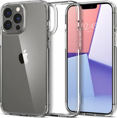 Produktbild von Schutzhülle Spigen Crystal Hybrid für iPhone 13 Pro Max, Transparent