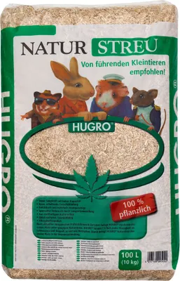 Produktbild von Hugro Nagerstreu Hanf Inhalt: 100l