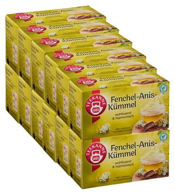 Obrázek produktu pro Čajová konvice Fenykl anýz kmín aromatický a pikantní 60g 12 balení