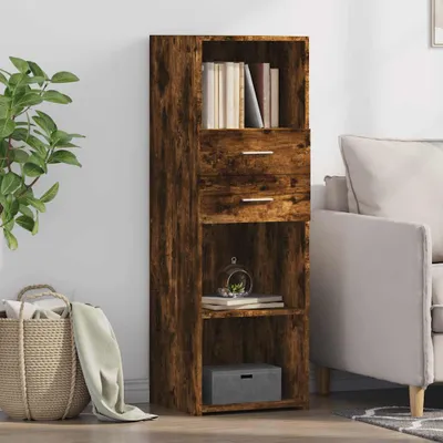 Produktbild von vidaXL Highboard Räuchereiche 40x42,5x124 cm Holzwerkstoff