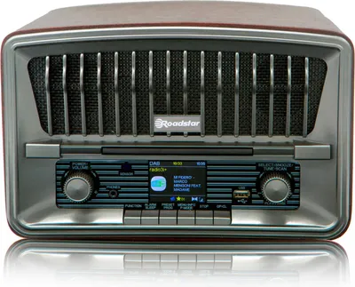 Immagine prodotto di Roadstar HRA-270CD-MP3CD+BT Radio CD Vintage Digitale DAB+/FM Portatile CD-MP3, Bluetooth USB, Telecomando Legno