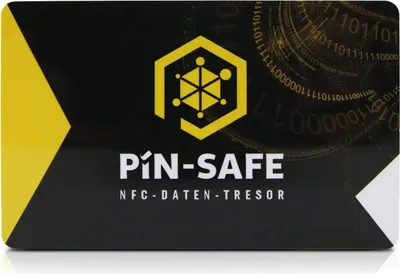 Produktbild von PIN-Safe NFC offline Daten-Tresor Android & iOS inkl 2.Karte "wie neu"