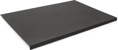 Produktbild von Schreibtischunterlage mit Kantenschutz cm 70x50 Leder Anthrazit Grau - Handwerkliche Nähte - Hergestellt in Italien
