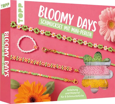 Image de frechverlag Bloomy Days - Ensemble de bijoux avec mini-perles