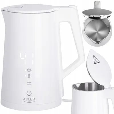 Produktbild von Adler AD 1345 Elektrischer Wasserkocher mit Temperaturregelung LED