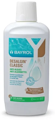 Produktbild von BAYROL Desalgin flüssiges Antialgen-Konzentrat 1,0 l mit Klareffekt, chlor- und schwermetallfrei