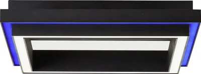 Produktbild von Brilliant Tuya Smart LED Panel Palva schwarz 30 x 30 cm dimmbar RGBW Smart
