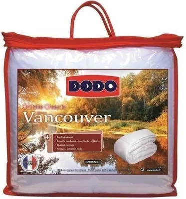 Image de Couette Chaude DODO Vancouver, 240 x 260 cm, 400gr/m², Blanc