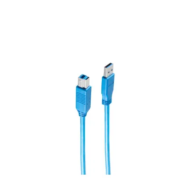 Productafbeelding van Shiverpeaks BASIC-S USB 3.0 kabel, A-connector - B-connector