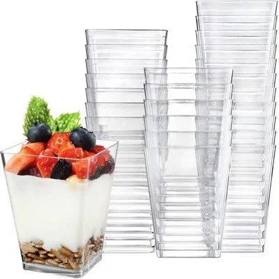 Produktbild von Kleine 50 Dessertbecher 240ml transparent