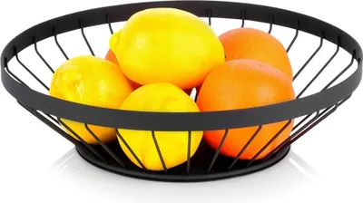 Obrázok produktu pre Košík na ovocie kovový čierny MISTY 28 cm