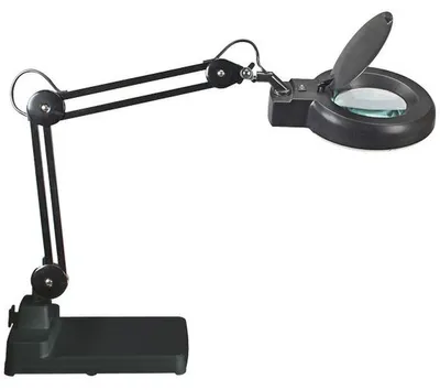 Produktbild von MAUL Lupenleuchte MAULviso LED 6.500 K Standfuß schwarz