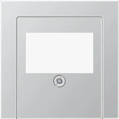 Produktbild von Jung Abdeckung für TAE-Anschlussdosen 1fach Jung A 569 PLT AL aluminium, 1 Stk.