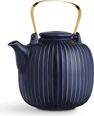 Produktbild von Kähler Design - Hammershøi Teekanne 1,2 L, indigo