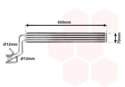 Produktbild von VAN WEZEL 58003264 Ölkühler Motoröl für VW Touareg (7LA, 7L6, 7L7) für PORSCHE Cayenne (9PA)