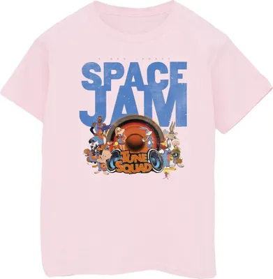 Produktbild von Space Jam: A New Legacy - "Tune Squad" T-Shirt für Mädchen BI51209 (116) (Babyrosa)