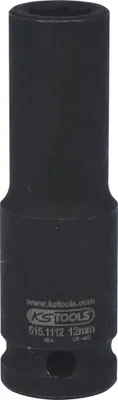 Produktbild von KS Tools 515.1112-E, Steckschlüsselbuchse, Schwarz, 1 Kopf/Köpfe, 1/2", Metrisch, 12 mm