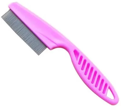 Obrázok produktu pre Go Go Gadget – Flohkamm – Kefka na domáce zvieratá – Kefka na srsť – Pes – Mačka – Králik – 14 cm – Ružová