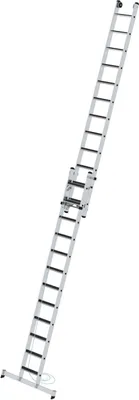 Produktbild von Stufen-Seilzugleiter 2-teilig mit nivello® Traverse und clip-step R13 2x12 Stufen