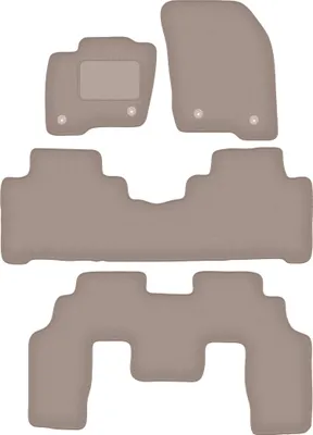 Produktbild von Beige Veloursmatten für: Ford S-MAX MK2 7-Sitzer (2015-)